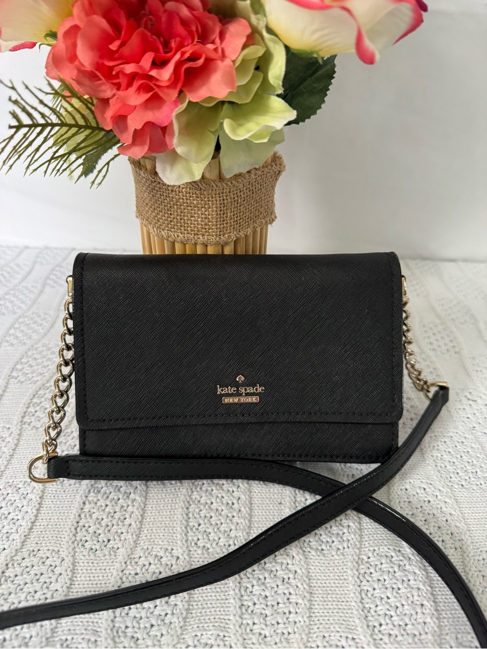 Kate Spade EUC Cameron St. Franny leather mini crossbody